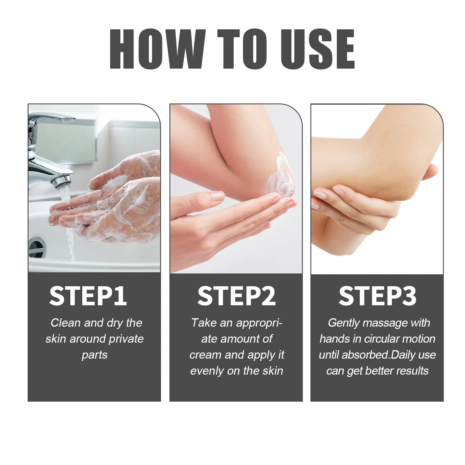 Brightening Body Cream for Underarms and Inner Thigh Moisturizer with Niacinamide and Vitamin C to Even Skin Tone 30Ml