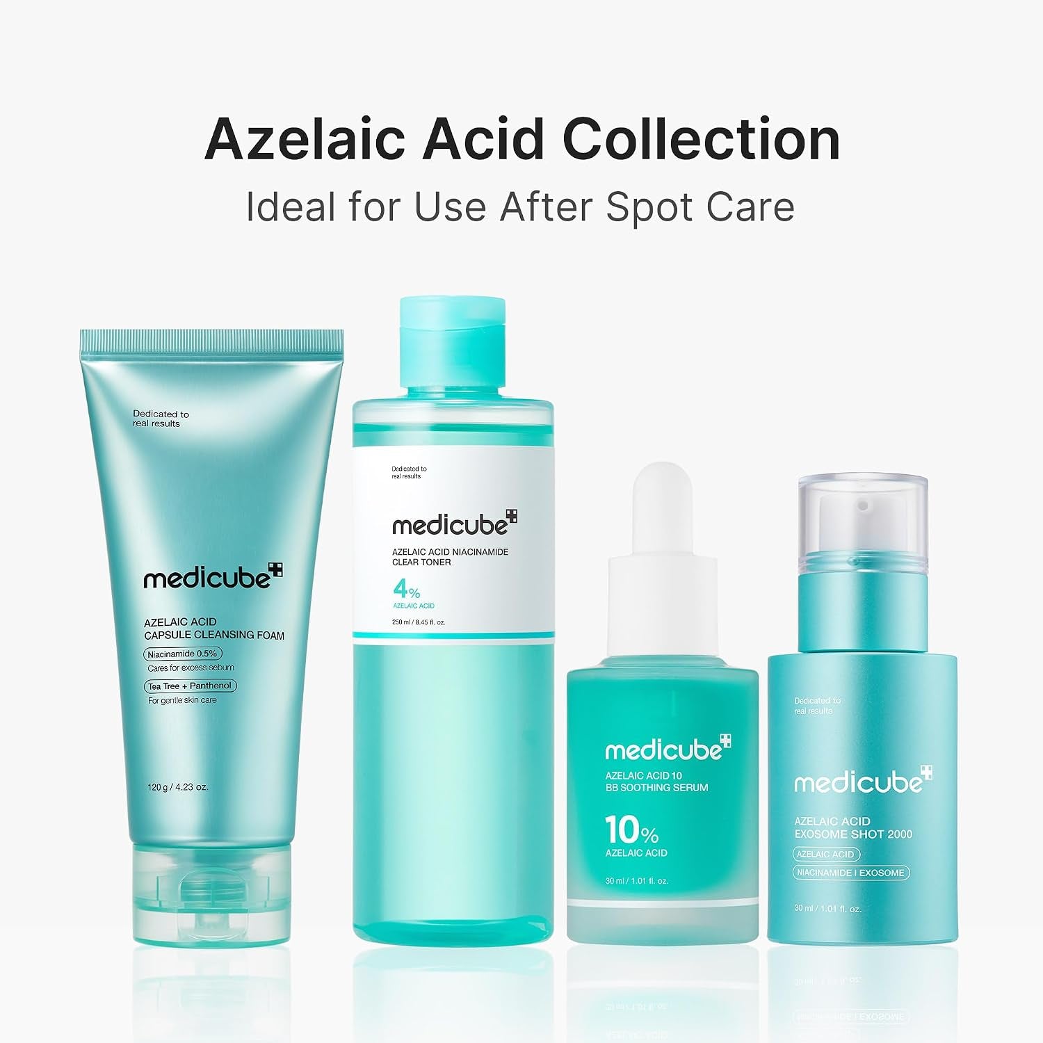 Facial Cleanser Azelaic Acid Capsule Foam Cleanser | Soothing Daily Cleansing Foam for Troubled Skin & Excess Sebum Control | Korean Skincare, 4.23 Oz